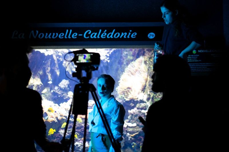 tournage à l'Aquarium de Lyon